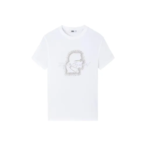 KARL LAGERFELD / Karl Lagerfeld Jeans Белый Мужской T-Рубашки