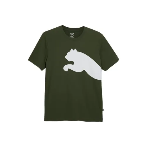 PUMA Oversized Logo Зеленый Мужской T-Shirt