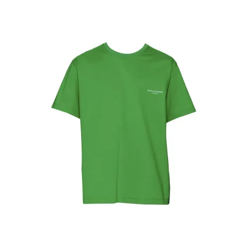 WOOYOUNGMI Зеленые Мужские T-рубашки