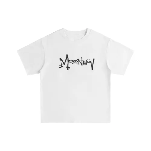 MOONWAV Летние Короткие Рубашки с Короткими Рукавами Унисекс