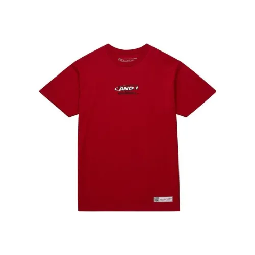 MITCHELL NESS x AND1 M N X McLaren Co Брендированная Серия T Рубашка Мужская Красная