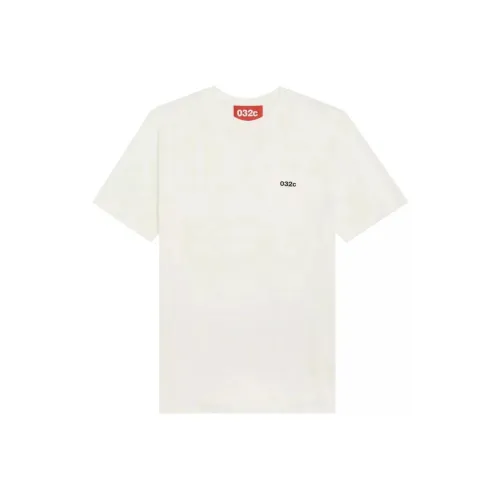 032c Белая Мужская T-Рубашка