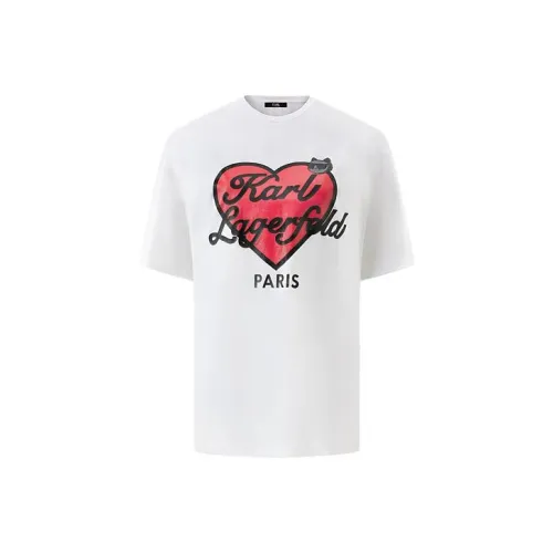Karl Lagerfeld T-Shirt Мужской Белый