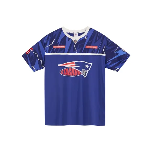 NFL X STA Co Branded Series Синий Унисекс Футболка