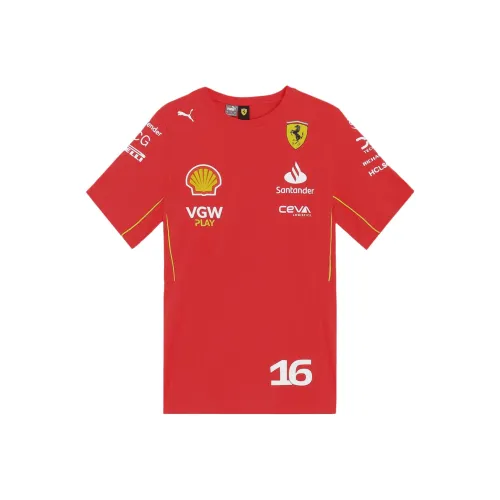 PUMA Scuderia Ferrari T-Shirt Мужской Burnt Red