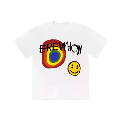 Cactus Plant Flea Market CPFM Collaboration X Erewhon Co Branded SERIES Белая Унисекс T Рубашка