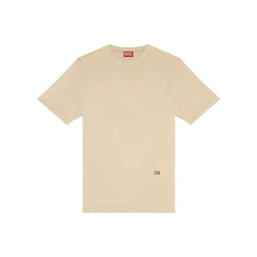 DIESEL T Рубашка Мужская Горчично-желтая