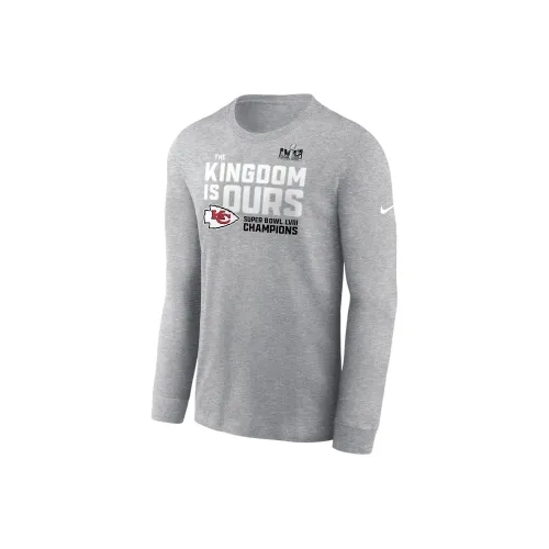 nike KANSAS CITY Chiefs Супер Боул LVIII Champions Local T-Shirt KANSAS CITY Chiefs Мужской Серый
