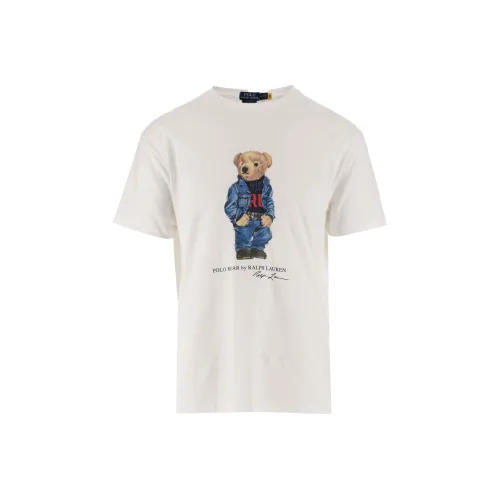 Polo Ralph Lauren Белые Мужские T-рубашки