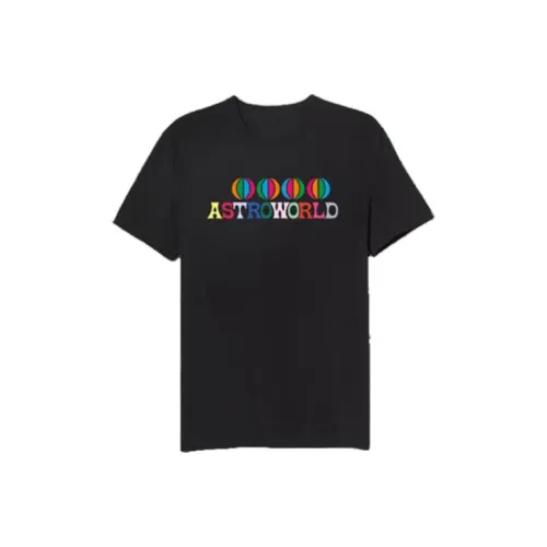 Travis Scott Мужские Черные T-Рубашки