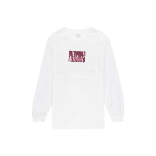 PLEASURES совместная брендированная Белая Мужская T-Рубашка
