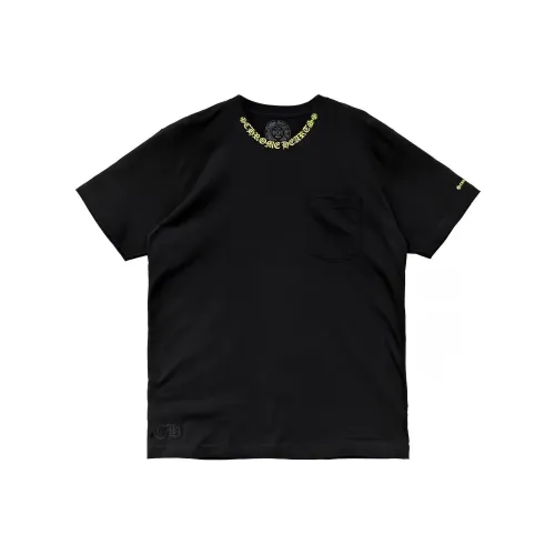 Chrome Hearts Мужские черные футболки