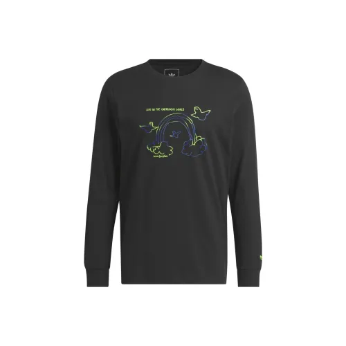 Adidas Originals Shmoo Art LS Черная Мужская Футболка