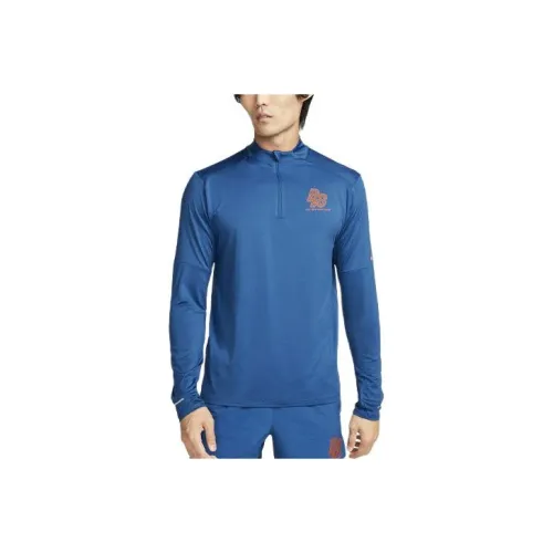 nike Бег Energy T Shirt Мужской Сад Blue