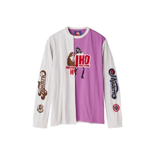 HYSTERIC GLAMOUR совместная брендированная Бежевая Мужская T-рубашка