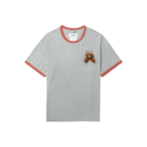 Doublet SS24 T Рубашка Мужская Серого цвета