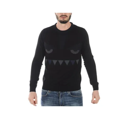 Fendi Черные Мужские T-Рубашки