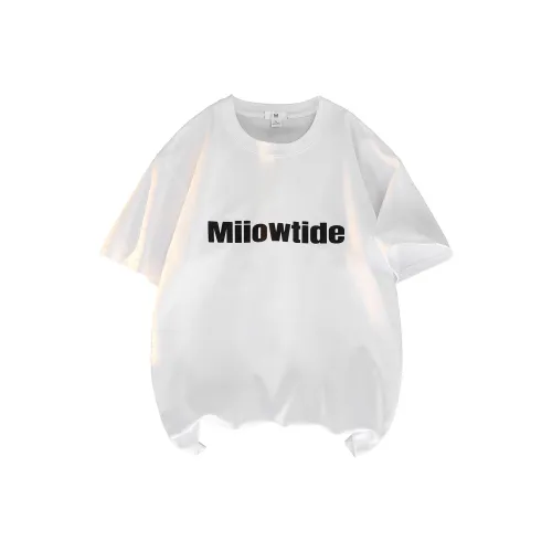 MIIOW Trendy Party Collection Cooling Summer Collection Лето Короткий рукав T-рубашки Унисекс