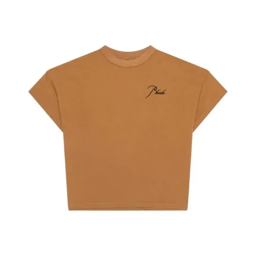 RHUDE Желтая Мужская Футболка