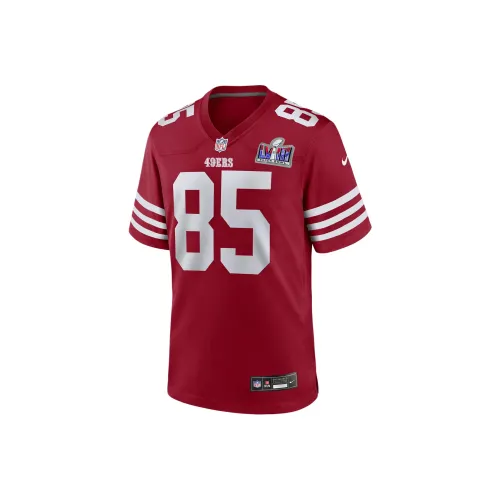 nike George Kittle San Francisco 49ers Супер Боул LVIII Футболка Мужская Красная