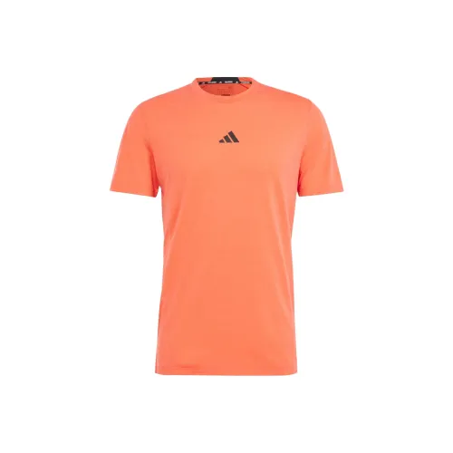 Adidas Дизайнерский Для Тренировок Workout Tee T-Рубашка Мужская Оранжевая