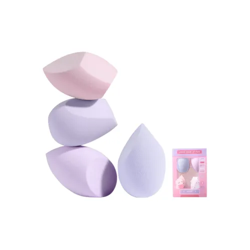 Goodgudi 4 шт | Plush Toy Коробка Макияж Губка Настройка Праймер Для Легкого и Гладкого Нанесения