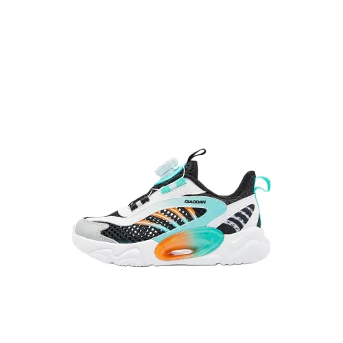 QIAODAN Slip-resistant Abrasion-resistant Low Top Kids Lifestyle Shoes Black White Children Aged 3-7 Years QIAODAN Slip-resistant Abrasion-resistant Низкие детские повседневные туфли Черный Белый Для детей в возрасте 3-7 лет