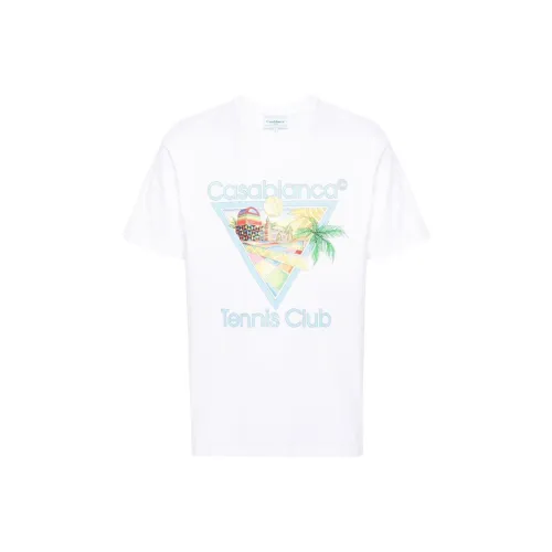 CASABLANCA SS24 T Рубашка Мужская Белая