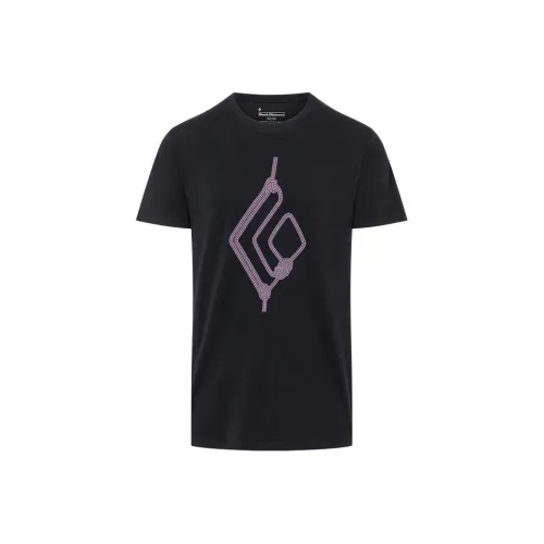 Черный бриллиант T-рубашка мужская черная