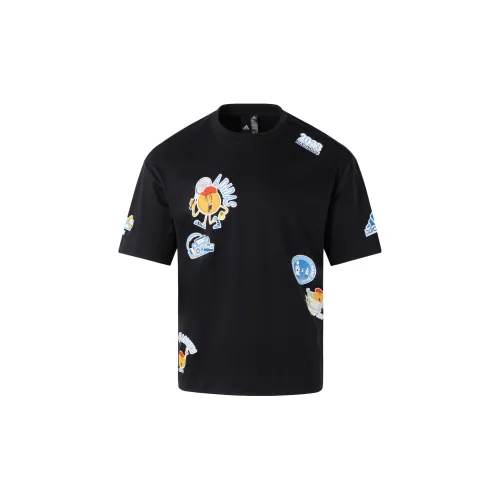 Adidas Черная Унисекс Футболка