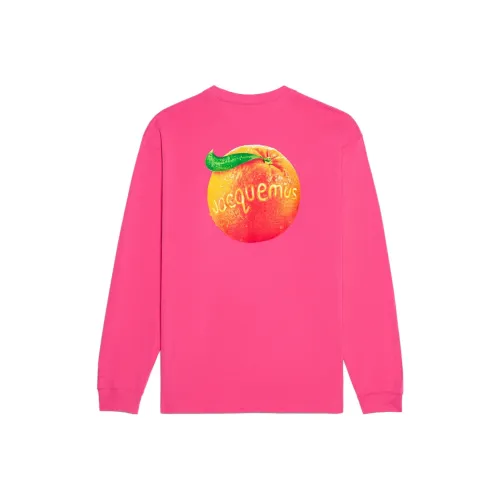 Nike x Jacquemus Длинный рукав Т-рубашка Унисекс Розовый
