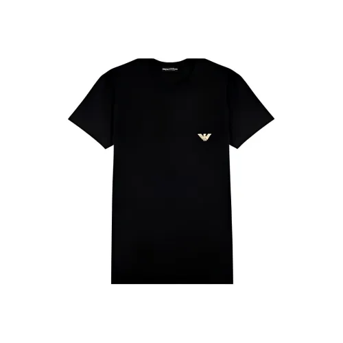 EMPORIO ARMANI T-рубашка мужская полностью черная