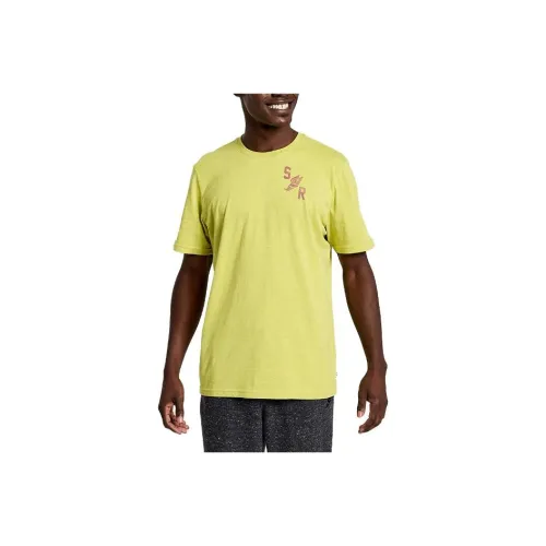 Saucony Желтая Мужская Футболка