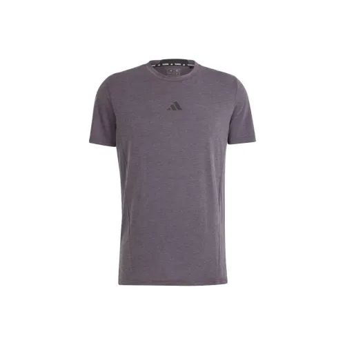 Adidas Дизайнерский Для Тренировок Workout Tee T-Рубашка Мужская Фиолетовая
