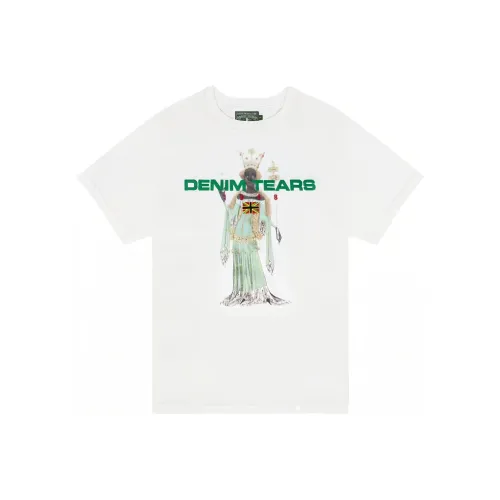 Denim Tears Co-brand T-Shirt Унисекс Белый