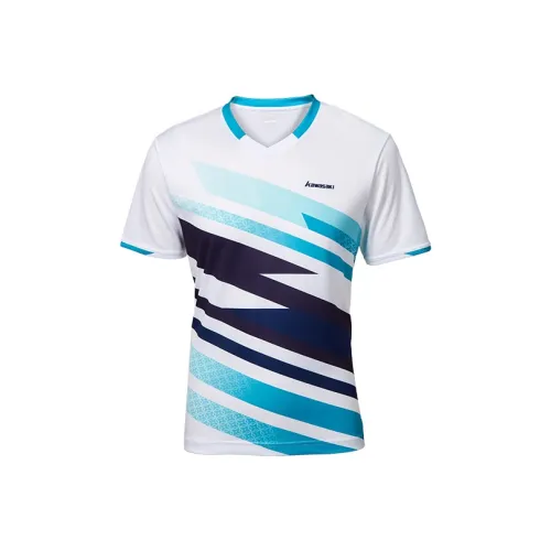 Kawasaki Комплект с короткими рукавами футболка мужская синий белый двухтонный