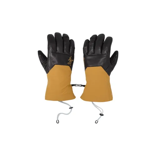 Arcteryx Козья кожа Спортивные перчатки Унисекс Желтый