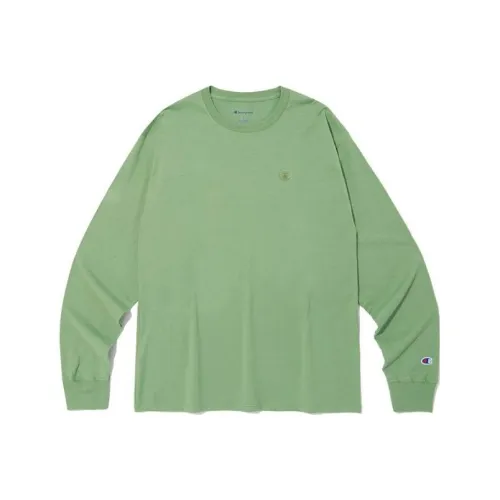 Champion Зеленый Мужской T-Рубашки