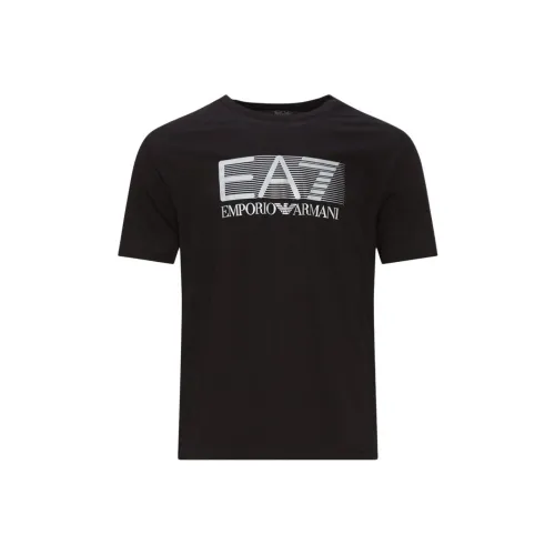 EMPORIO ARMANI EA7 T-Shirt Мужской Черный