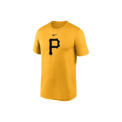 Nike X MLB Co Бренд Желтые Мужские T-Рубашки