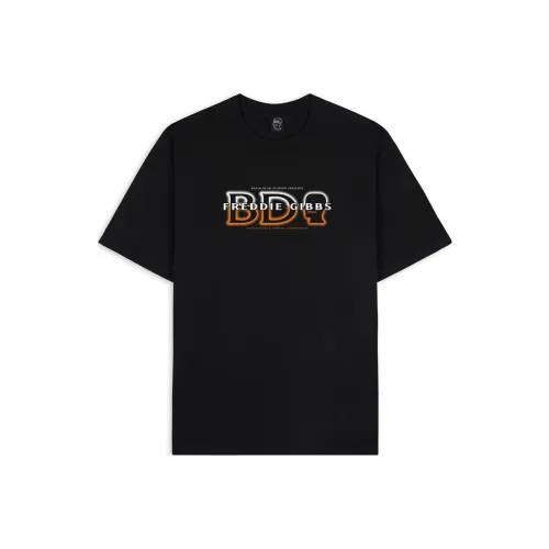 Brain Dead Freddie GIBBS Хэллоуин H20 T-рубашка T-рубашка Унисекс Черный