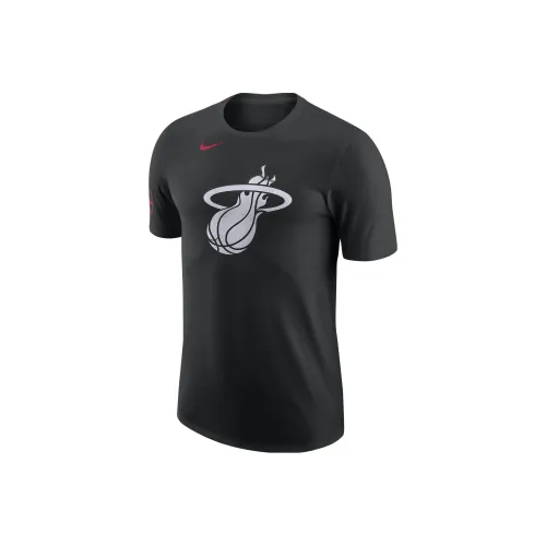 Nike Miami Heat Городской Edition T-Shirt Городской Edition Miami Heat Мужской Черный