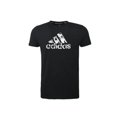 Adidas Мужские черные футболки