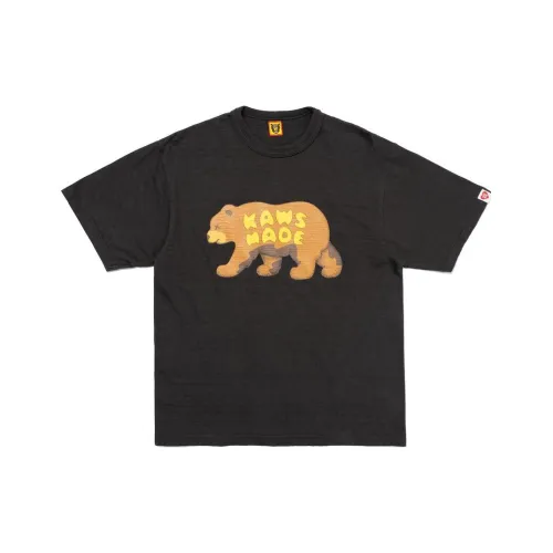 Human Made X Kaws Human Made X Kaws Co Branded Series T-Shirt Unisex Black Хуман Мэдд X KAWS Хуман Мэдд X KAWS Co Брендированная Серия T-Shirt Унисекс Черный