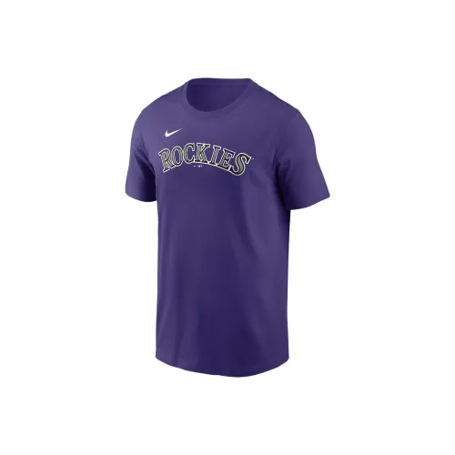 Nike Charlie Blackmon Colorado Rockies Fuse T-Shirt Мужской Фиолетовый