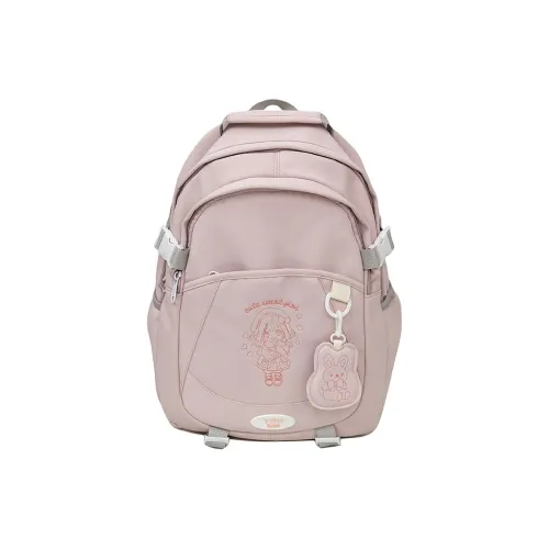 Deli Bear Нейлон Рюкзак Женские Фиолетовый Синий Черный Желтый Белый