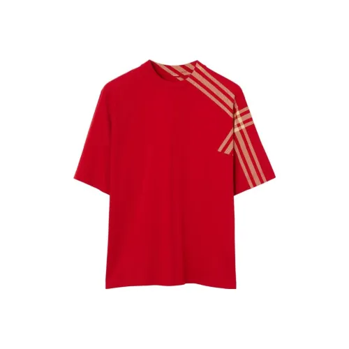 Burberry FW23 T-Shirt Мужской Красный