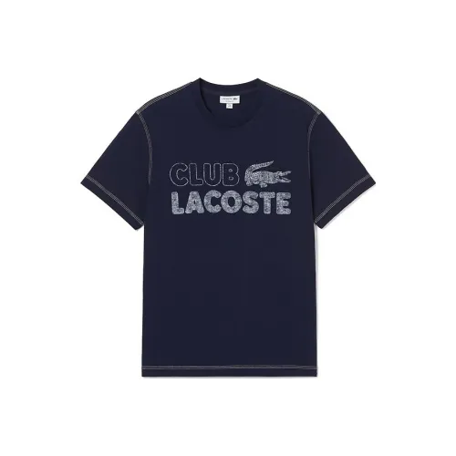 LACOSTE Collaboration Темно-синяя/166 Мужская T-рубашка