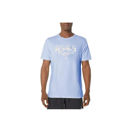 Asics 1977 MTN TEE Светло-фиолетовый Мужской T-рубашка