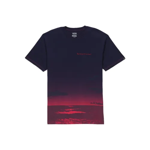 VANS Queer Poets Kae Tempest Черно-красные Унисекс Футболки